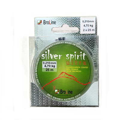 Silver spirit fluorocarbon 2 x 25m