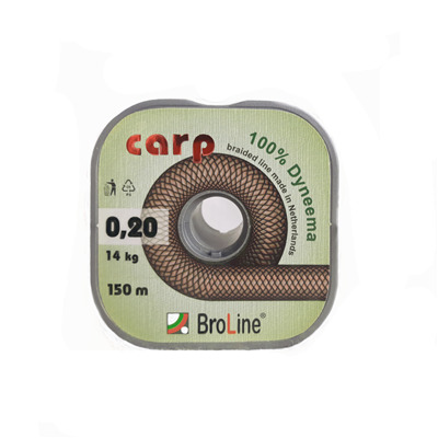 CARP braid  4x, hnědá 150 m