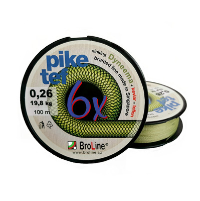 PIKE-TEF 6x, olivově zelená 100m 