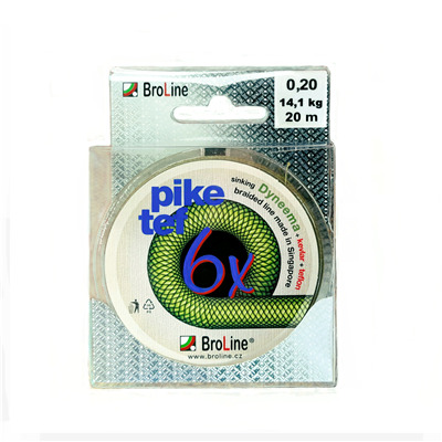 PIKE-TEF 6x, olivově zelená 2x10m blister 