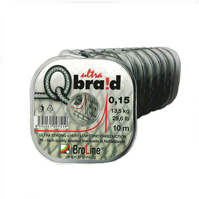 Q-braid ultra 6x, černá 7 - 15 m 