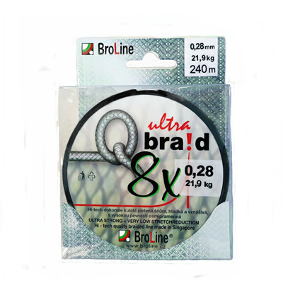 Q-braid ultra  8x, černá 150 - 300 m blister