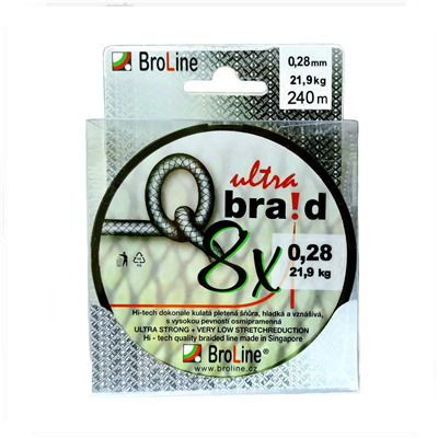 Q-braid ultra  8x, černá 150 - 300 m blister