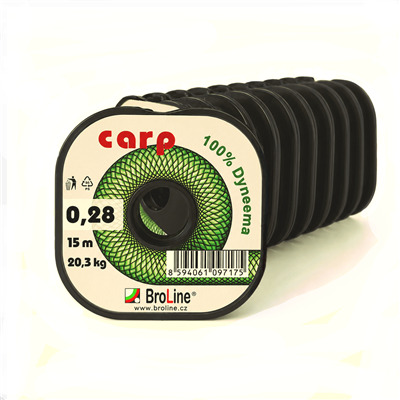 CARP braid 4x, zelená 10 - 15 m