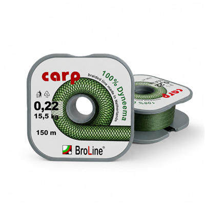 CARP braid 4x, zelená  150 - 250 m 