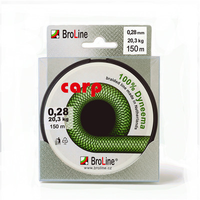 CARP braid 4x, zelená  150m blister
