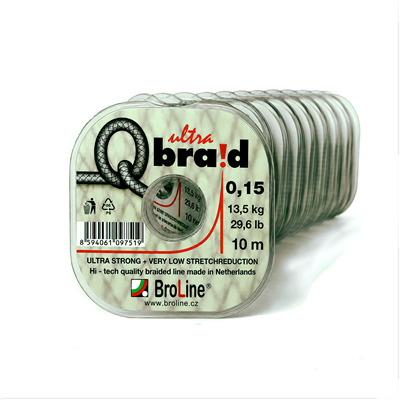 Q-braid ultra 6x, černá 7 - 15 m 